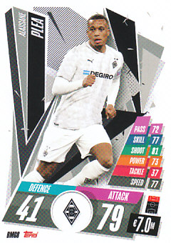 Alassane Plea Borussia Monchengladbach 2020/21 Topps Match Attax CL #BMG08